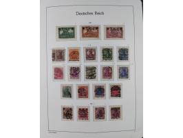 1872/1932, gestempelte Sammlung inkl. Dienstmarken mit vielen besseren und kpl. Ausgaben, Farben, Wasserzeichen-Abarten, Type