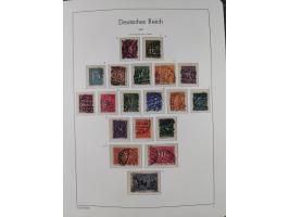 1872/1932, gestempelte Sammlung inkl. Dienstmarken mit vielen besseren und kpl. Ausgaben, Farben, Wasserzeichen-Abarten, Type