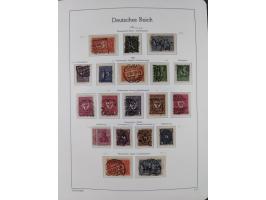 1872/1932, gestempelte Sammlung inkl. Dienstmarken mit vielen besseren und kpl. Ausgaben, Farben, Wasserzeichen-Abarten, Type