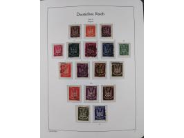 1872/1932, gestempelte Sammlung inkl. Dienstmarken mit vielen besseren und kpl. Ausgaben, Farben, Wasserzeichen-Abarten, Type