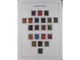 1872/1932, gestempelte Sammlung inkl. Dienstmarken mit vielen besseren und kpl. Ausgaben, Farben, Wasserzeichen-Abarten, Type