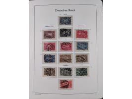 1872/1932, gestempelte Sammlung inkl. Dienstmarken mit vielen besseren und kpl. Ausgaben, Farben, Wasserzeichen-Abarten, Type