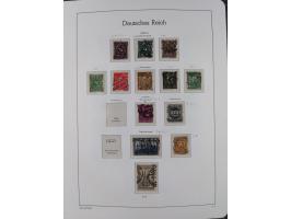 1872/1932, gestempelte Sammlung inkl. Dienstmarken mit vielen besseren und kpl. Ausgaben, Farben, Wasserzeichen-Abarten, Type