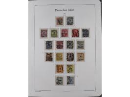 1872/1932, gestempelte Sammlung inkl. Dienstmarken mit vielen besseren und kpl. Ausgaben, Farben, Wasserzeichen-Abarten, Type