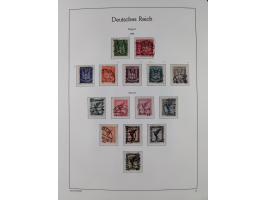 1872/1932, gestempelte Sammlung inkl. Dienstmarken mit vielen besseren und kpl. Ausgaben, Farben, Wasserzeichen-Abarten, Type