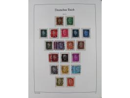 1872/1932, gestempelte Sammlung inkl. Dienstmarken mit vielen besseren und kpl. Ausgaben, Farben, Wasserzeichen-Abarten, Type