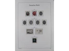 1872/1932, gestempelte Sammlung inkl. Dienstmarken mit vielen besseren und kpl. Ausgaben, Farben, Wasserzeichen-Abarten, Type