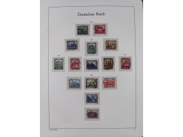 1872/1932, gestempelte Sammlung inkl. Dienstmarken mit vielen besseren und kpl. Ausgaben, Farben, Wasserzeichen-Abarten, Type