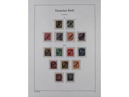 1872/1932, gestempelte Sammlung inkl. Dienstmarken mit vielen besseren und kpl. Ausgaben, Farben, Wasserzeichen-Abarten, Type