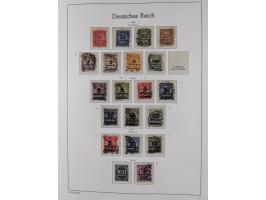 1872/1932, gestempelte Sammlung inkl. Dienstmarken mit vielen besseren und kpl. Ausgaben, Farben, Wasserzeichen-Abarten, Type