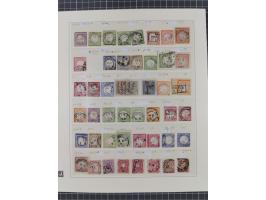 1872/1932, interessante, gestempelte Spezial-Sammlung inkl. Dienstmarken ab Mi.-Nr. 1 mit Schwerpunkt bis 1923 mit Zähnungsbe