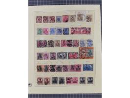 1872/1932, interessante, gestempelte Spezial-Sammlung inkl. Dienstmarken ab Mi.-Nr. 1 mit Schwerpunkt bis 1923 mit Zähnungsbe