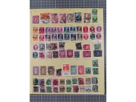 1872/1932, interessante, gestempelte Spezial-Sammlung inkl. Dienstmarken ab Mi.-Nr. 1 mit Schwerpunkt bis 1923 mit Zähnungsbe