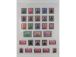 1920/34, in den Hauptnummern augenscheinlich überkomplette, ungebrauchte und postfrische Sammlung inkl. Dienstmarken mit klei