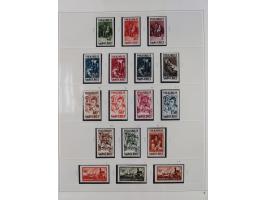1920/34, in den Hauptnummern augenscheinlich überkomplette, ungebrauchte und postfrische Sammlung inkl. Dienstmarken mit klei