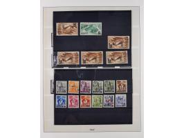 1947/59, in den Hauptnummern überkomplette postfrische Sammlung inkl. Dienstmarken und Urdrucksatz (die besseren Werte alle d