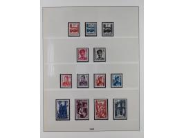 1947/59, in den Hauptnummern überkomplette postfrische Sammlung inkl. Dienstmarken und Urdrucksatz (die besseren Werte alle d