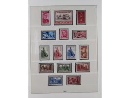 1947/59, in den Hauptnummern überkomplette postfrische Sammlung inkl. Dienstmarken und Urdrucksatz (die besseren Werte alle d