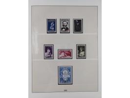 1947/59, in den Hauptnummern überkomplette postfrische Sammlung inkl. Dienstmarken und Urdrucksatz (die besseren Werte alle d