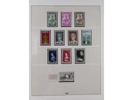 1947/59, in den Hauptnummern überkomplette postfrische Sammlung inkl. Dienstmarken und Urdrucksatz (die besseren Werte alle d