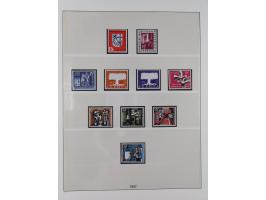 1947/59, in den Hauptnummern überkomplette postfrische Sammlung inkl. Dienstmarken und Urdrucksatz (die besseren Werte alle d