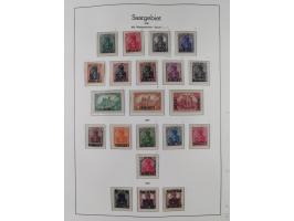 1920/59, ungebraucht/postfrische und zusätzlich gestempelte Sammlung inkl. Dienstmarken mit einigen besseren und kpl. Ausgabe