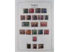 1920/59, ungebraucht/postfrische und zusätzlich gestempelte Sammlung inkl. Dienstmarken mit einigen besseren und kpl. Ausgabe