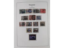 1920/59, ungebraucht/postfrische und zusätzlich gestempelte Sammlung inkl. Dienstmarken mit einigen besseren und kpl. Ausgabe