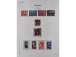 1920/59, ungebraucht/postfrische und zusätzlich gestempelte Sammlung inkl. Dienstmarken mit einigen besseren und kpl. Ausgabe