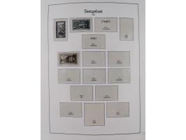 1920/59, ungebraucht/postfrische und zusätzlich gestempelte Sammlung inkl. Dienstmarken mit einigen besseren und kpl. Ausgabe