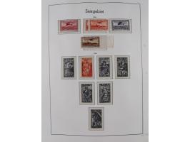 1920/59, ungebraucht/postfrische und zusätzlich gestempelte Sammlung inkl. Dienstmarken mit einigen besseren und kpl. Ausgabe