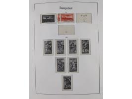 1920/59, ungebraucht/postfrische und zusätzlich gestempelte Sammlung inkl. Dienstmarken mit einigen besseren und kpl. Ausgabe