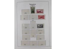 1920/59, ungebraucht/postfrische und zusätzlich gestempelte Sammlung inkl. Dienstmarken mit einigen besseren und kpl. Ausgabe