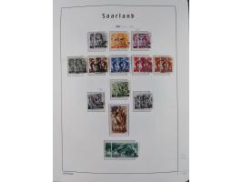 1920/59, ungebraucht/postfrische und zusätzlich gestempelte Sammlung inkl. Dienstmarken mit einigen besseren und kpl. Ausgabe