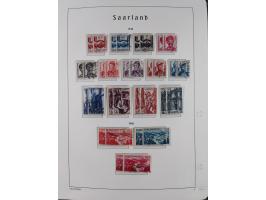 1920/59, ungebraucht/postfrische und zusätzlich gestempelte Sammlung inkl. Dienstmarken mit einigen besseren und kpl. Ausgabe