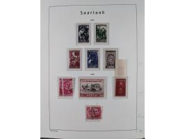 1920/59, ungebraucht/postfrische und zusätzlich gestempelte Sammlung inkl. Dienstmarken mit einigen besseren und kpl. Ausgabe