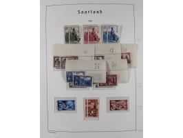 1920/59, ungebraucht/postfrische und zusätzlich gestempelte Sammlung inkl. Dienstmarken mit einigen besseren und kpl. Ausgabe