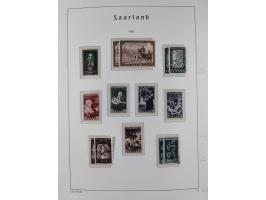 1920/59, ungebraucht/postfrische und zusätzlich gestempelte Sammlung inkl. Dienstmarken mit einigen besseren und kpl. Ausgabe