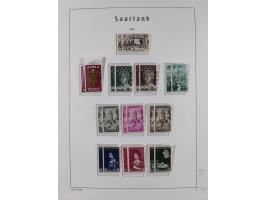 1920/59, ungebraucht/postfrische und zusätzlich gestempelte Sammlung inkl. Dienstmarken mit einigen besseren und kpl. Ausgabe