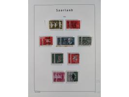 1920/59, ungebraucht/postfrische und zusätzlich gestempelte Sammlung inkl. Dienstmarken mit einigen besseren und kpl. Ausgabe