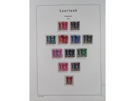 1920/59, ungebraucht/postfrische und zusätzlich gestempelte Sammlung inkl. Dienstmarken mit einigen besseren und kpl. Ausgabe