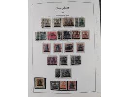 1920/59 gestempelte Sammlung mit besseren und kpl. Ausgaben, dabei u.a. Mi.-Nr. 16 (sign. Dr. Dub) und Mi.-Nr. 18-31 gestempe