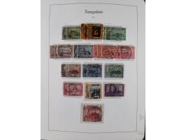 1920/59 gestempelte Sammlung mit besseren und kpl. Ausgaben, dabei u.a. Mi.-Nr. 16 (sign. Dr. Dub) und Mi.-Nr. 18-31 gestempe