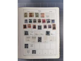 1918/89 (ca.), mint never hinged/unused and mostly used collection with duplicates, including Polish areas, Schlesien, etc., 