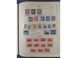 1918/89 (ca.), mint never hinged/unused and mostly used collection with duplicates, including Polish areas, Schlesien, etc., 
