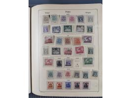1918/89 (ca.), mint never hinged/unused and mostly used collection with duplicates, including Polish areas, Schlesien, etc., 