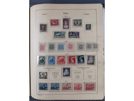 1918/89 (ca.), mint never hinged/unused and mostly used collection with duplicates, including Polish areas, Schlesien, etc., 