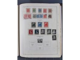 1918/89 (ca.), mint never hinged/unused and mostly used collection with duplicates, including Polish areas, Schlesien, etc., 