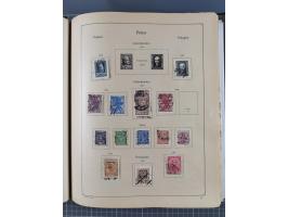 1918/89 (ca.), mint never hinged/unused and mostly used collection with duplicates, including Polish areas, Schlesien, etc., 
