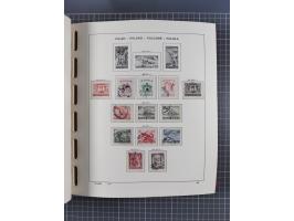 1918/89 (ca.), mint never hinged/unused and mostly used collection with duplicates, including Polish areas, Schlesien, etc., 